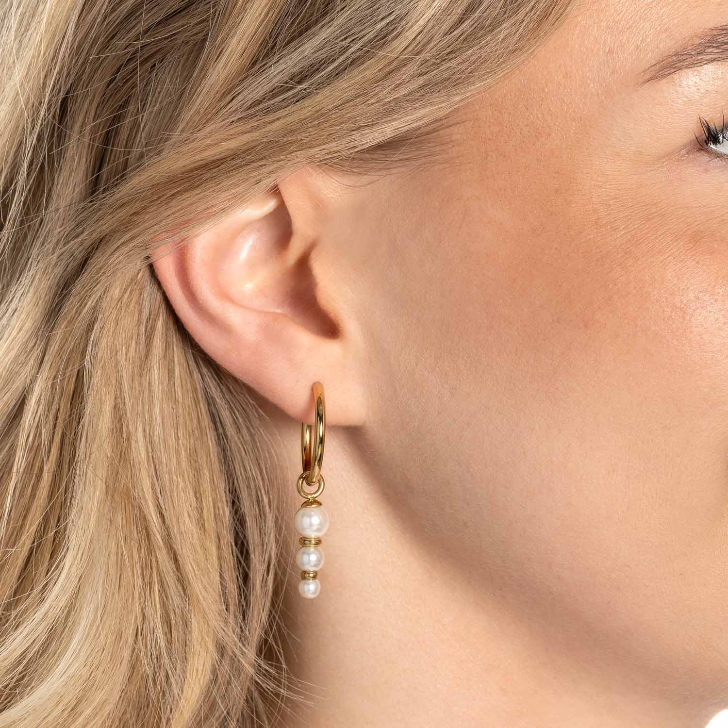 Set/2 Anhänger JUSTINE gold Beauty's