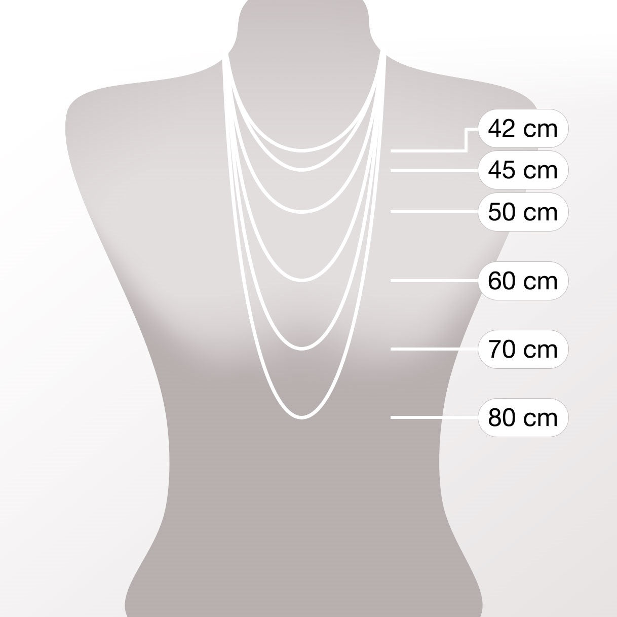 Halskette SOPHIE 80 cm gold