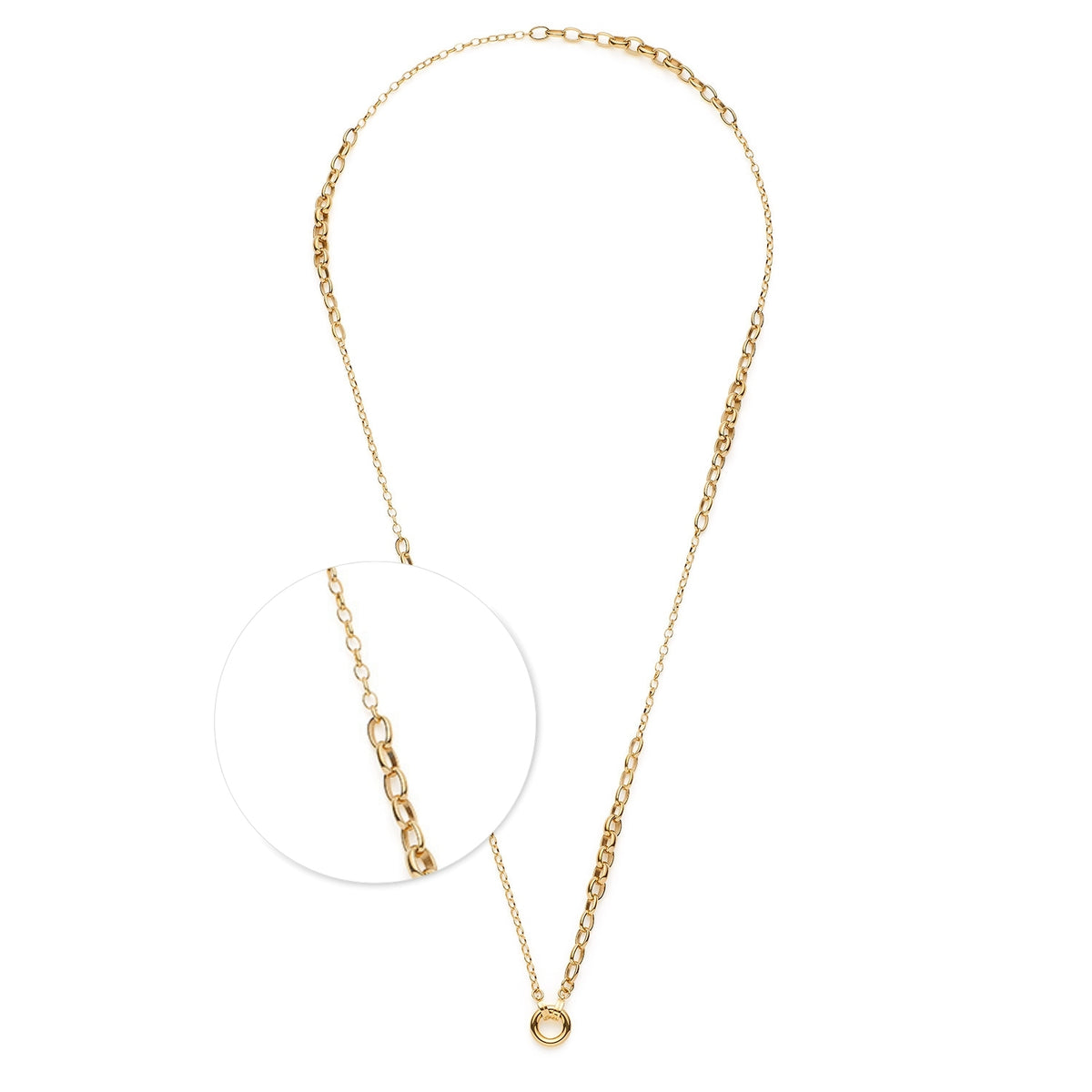 Halskette SUZANNE 80 cm gold Clip & Mix