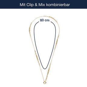 Halskette SUZANNE 80 cm gold Clip & Mix