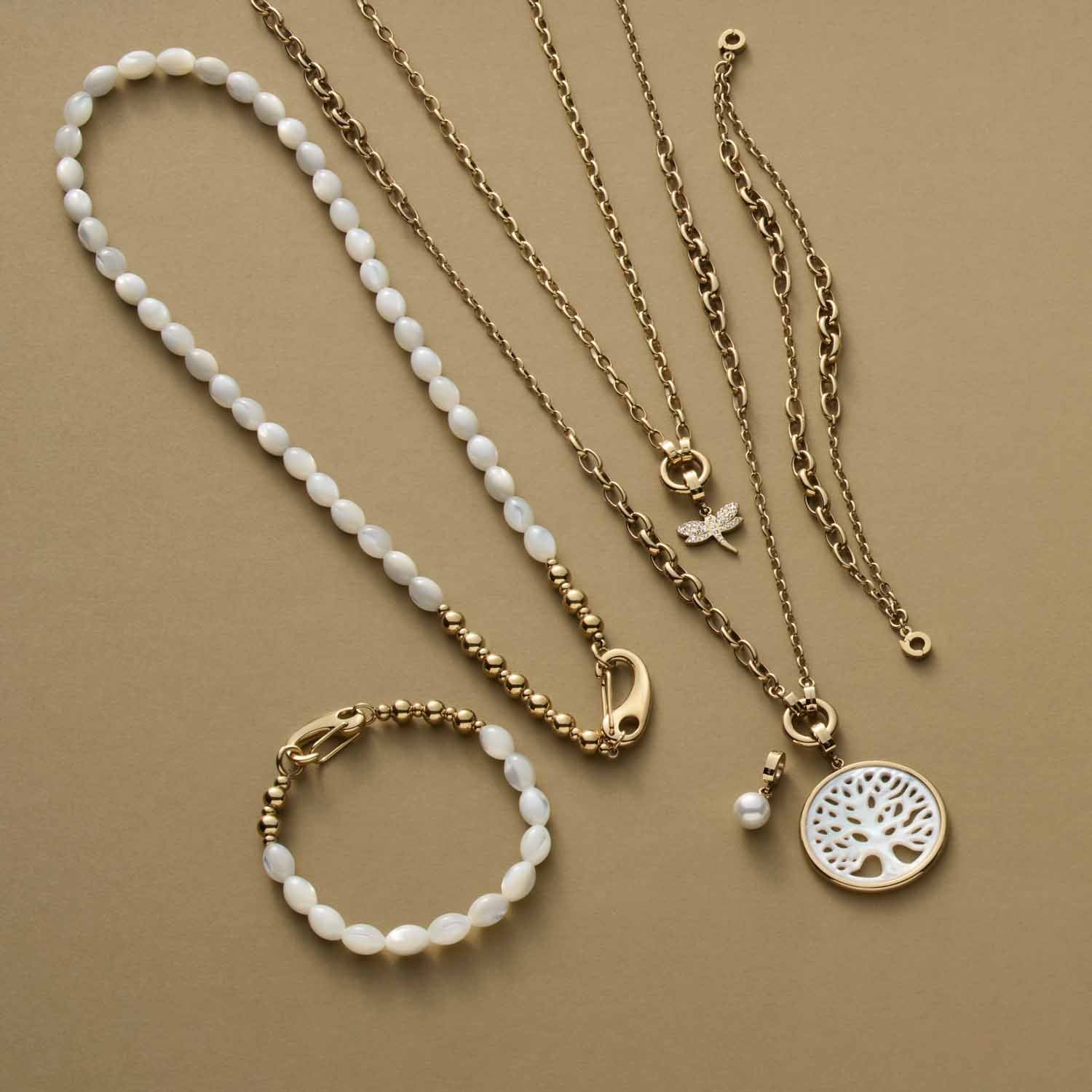 Halskette SUZANNE 80 cm gold Clip & Mix