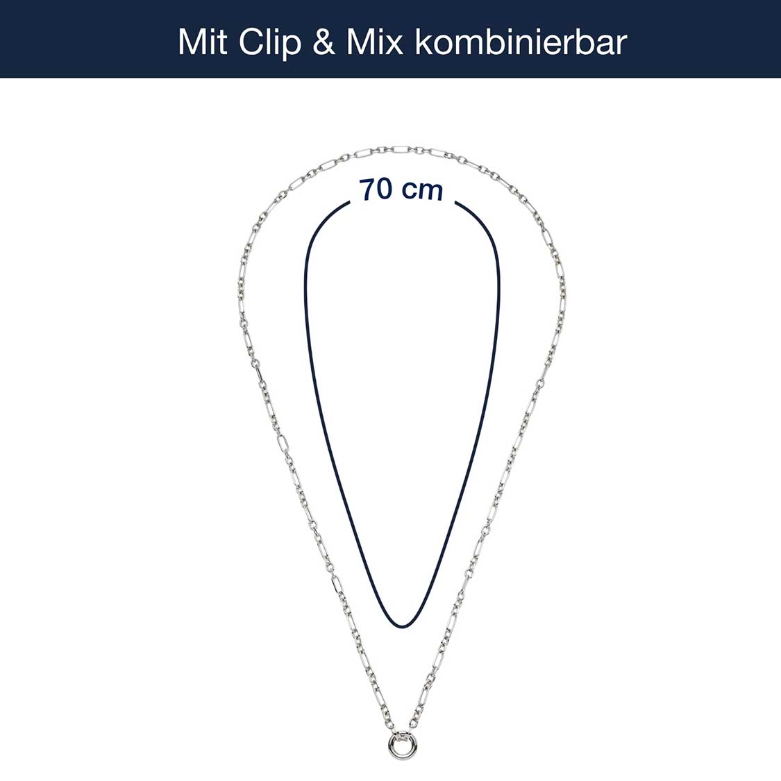 Halskette NINON 70 cm Clip & Mix