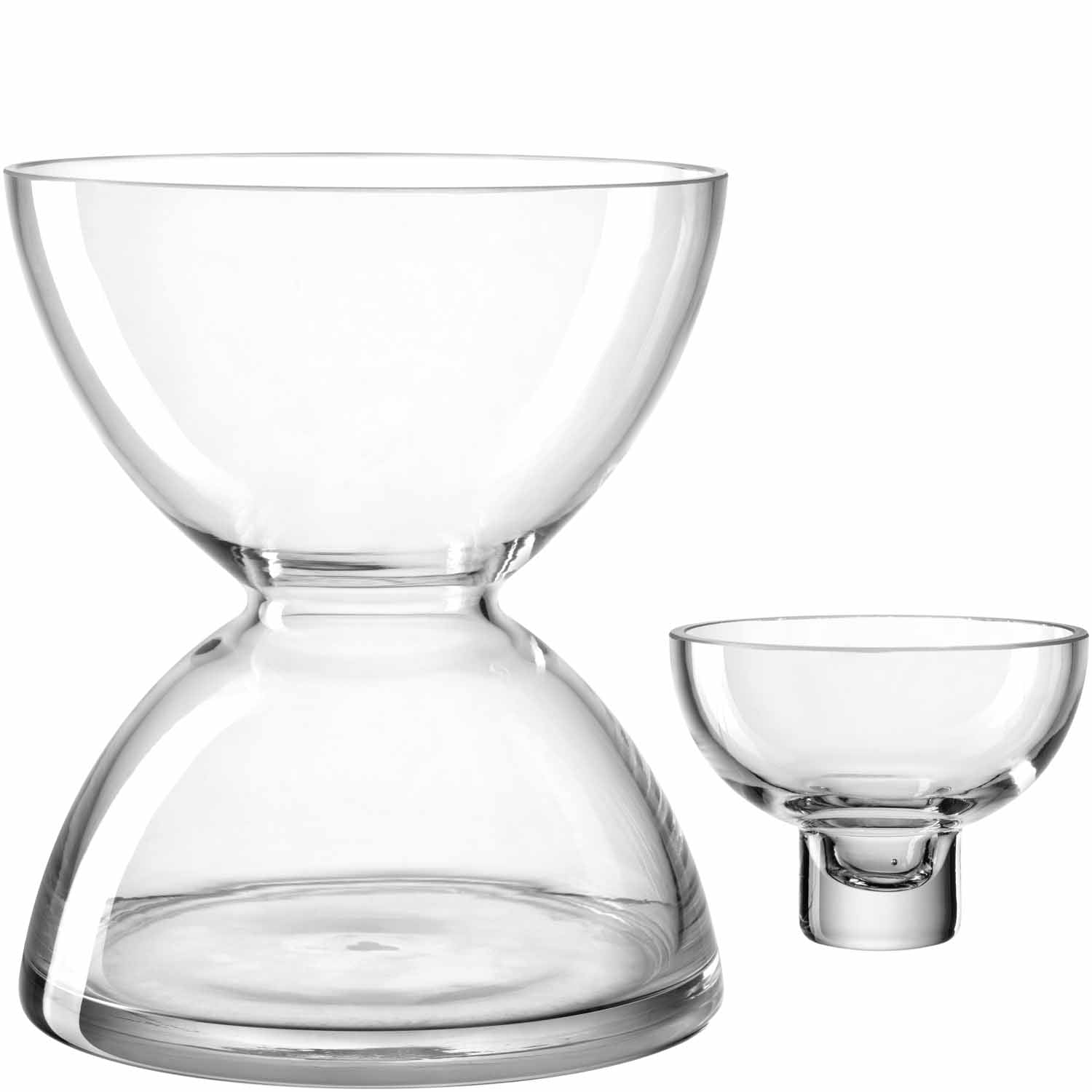 Vase DIABOLO 19 cm mit Einsatz