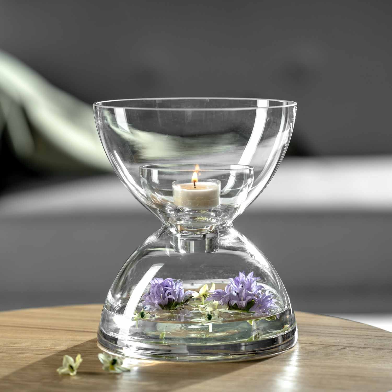 Vase DIABOLO 19 cm mit Einsatz