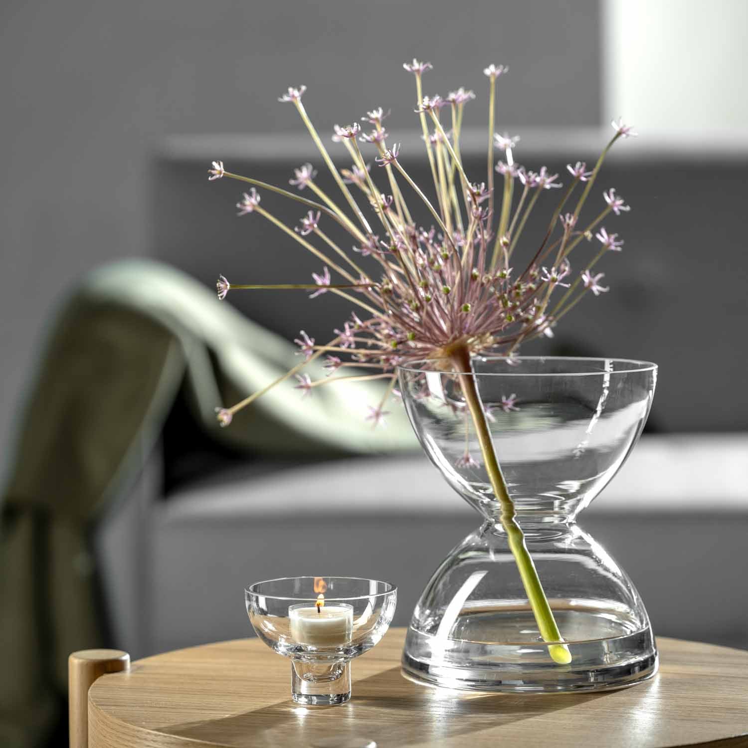 Vase DIABOLO 19 cm mit Einsatz