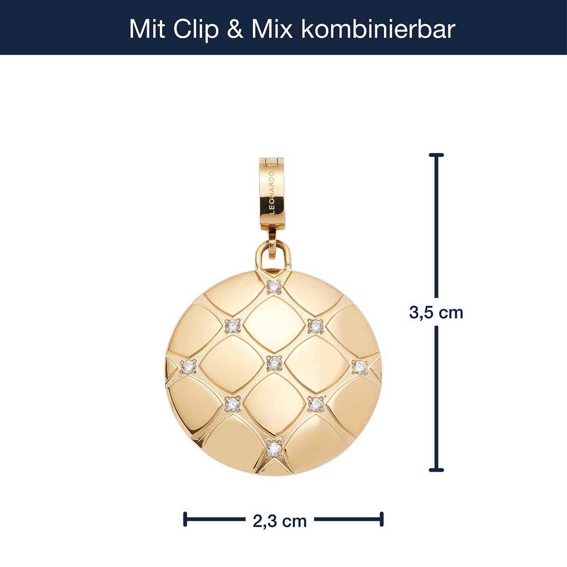 Anhänger COCOBELLO Clip & Mix gold