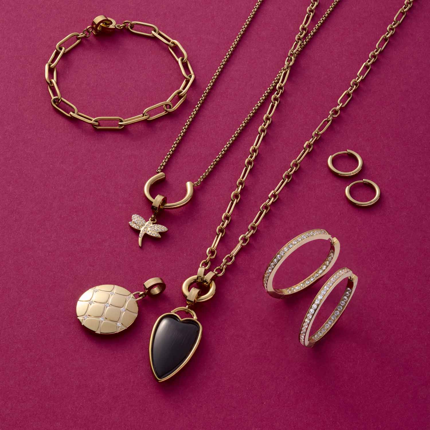 Anhänger COCOBELLO Clip & Mix gold