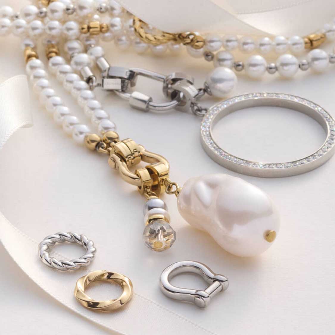 Edelstahlring LOTTI Clip & Mix gold