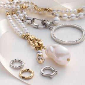 Edelstahlring LIESEL Clip & Mix gold