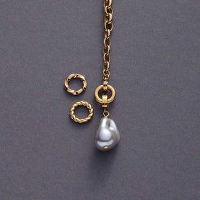 Edelstahlring LIESEL Clip & Mix gold