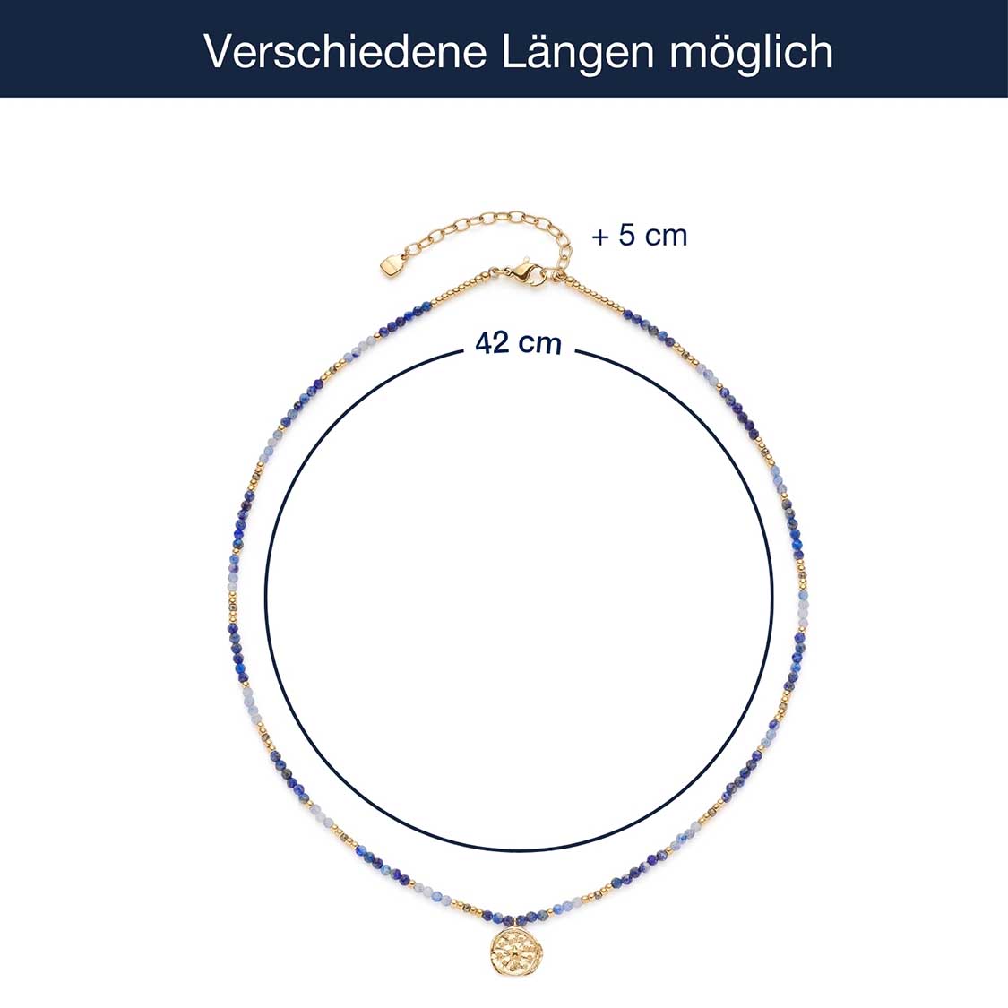 Halskette ROSE 42 cm gold CIAO
