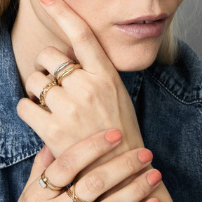Ring TWISTER 17 gold CIAO