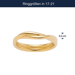 Ring TWISTER 17 gold CIAO