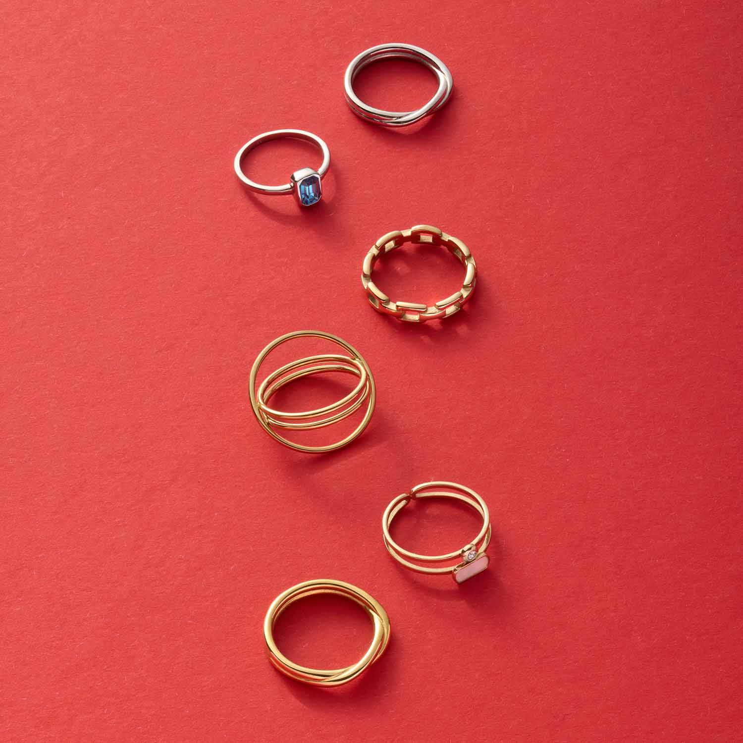 Ring TWISTER 17 gold CIAO