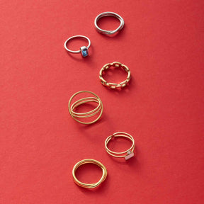 Ring TWISTER 17 gold CIAO