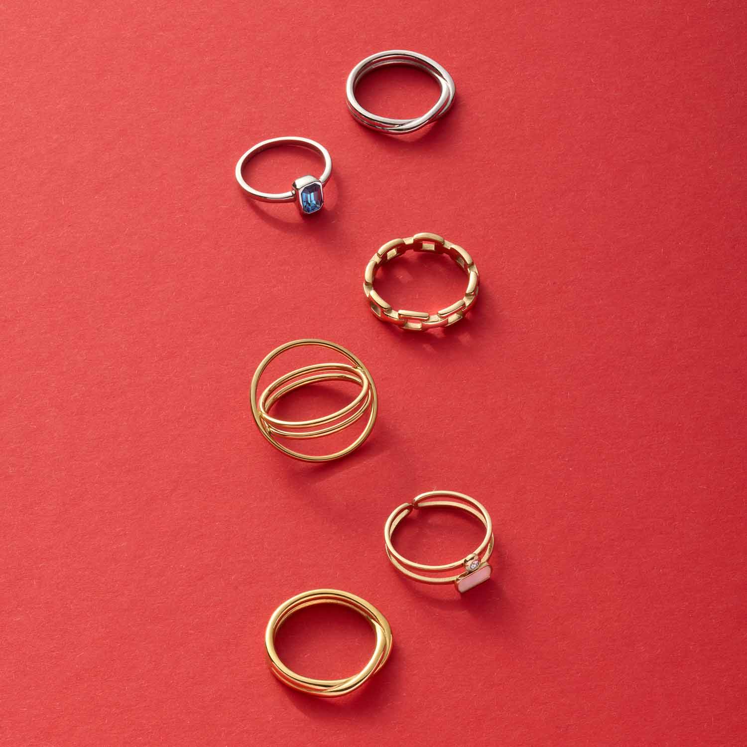 Ring TWISTER 20 gold CIAO