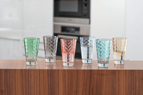 Trinkglas OPTIC 300 ml Pastell 6er-Set