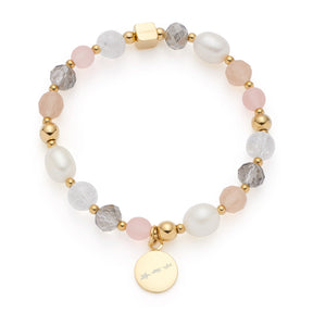 Armband HOPE gold/rose