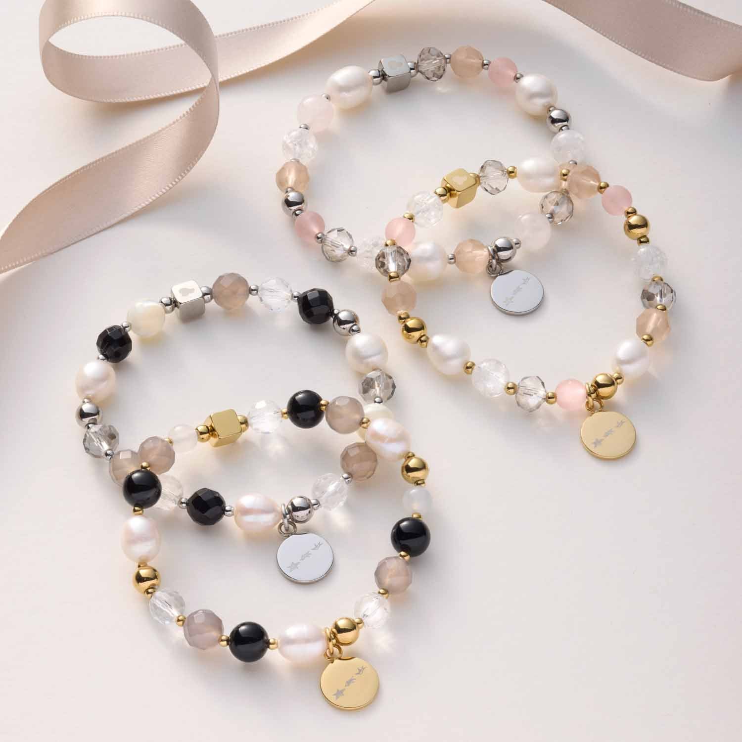Armband HOPE gold/rose