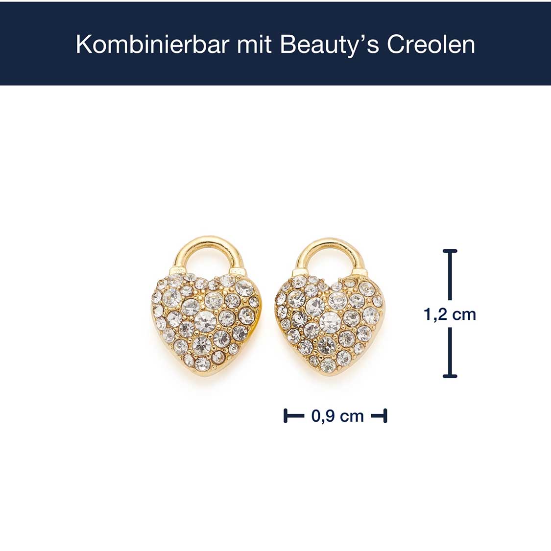 Set/2 Anhänger NICKY gold Beauty's