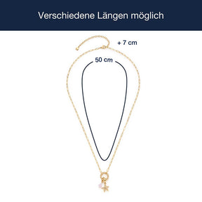 Halskette FRANZI 50 cm gold Sommer Special