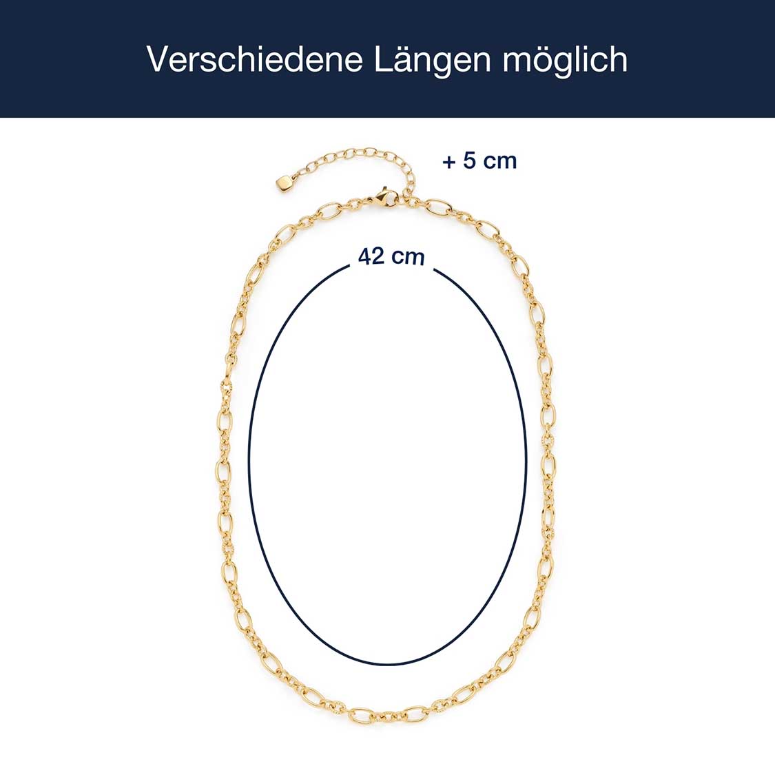 Halskette SOLVANI 42 cm gold CIAO