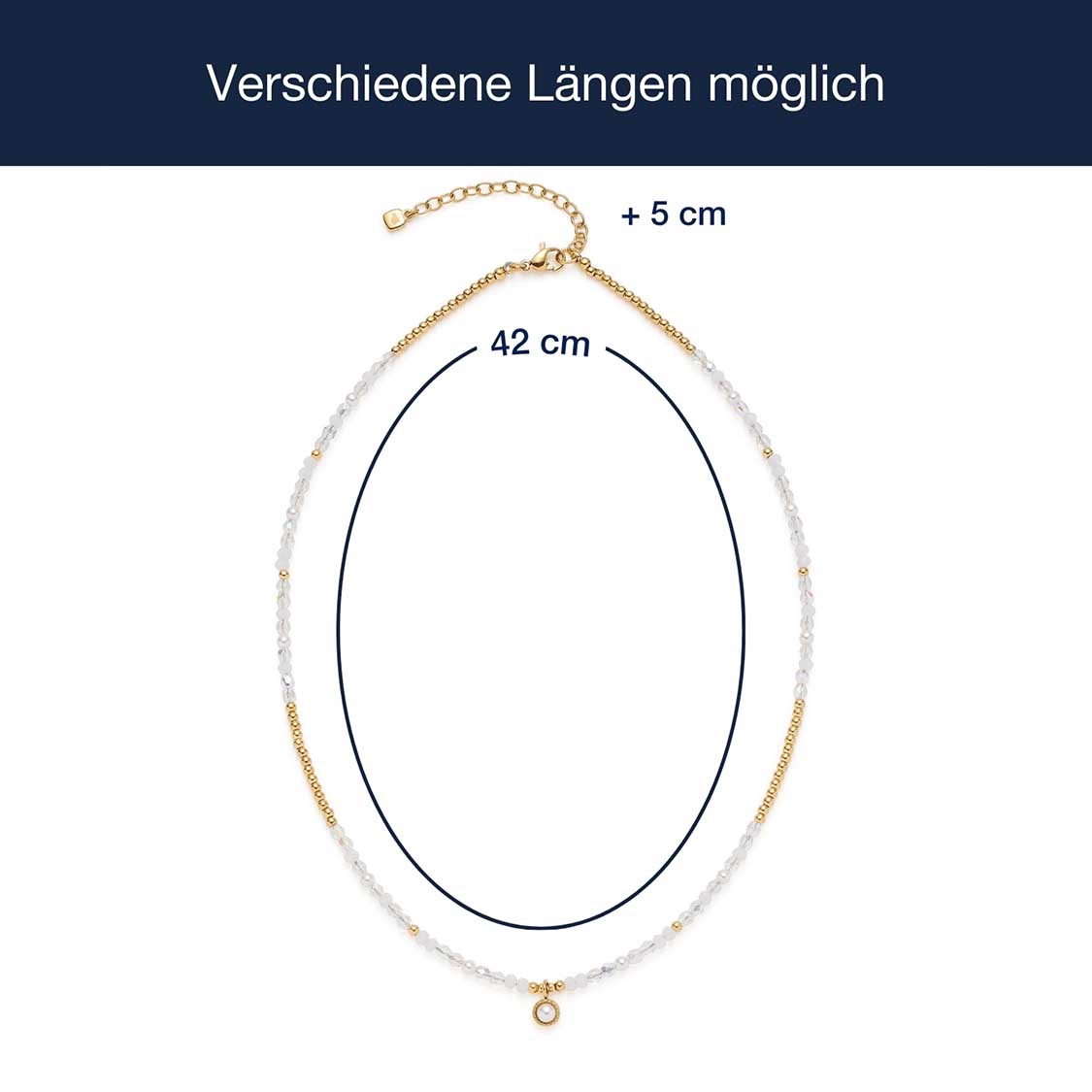 Halskette ALTHINA 42 cm gold CIAO