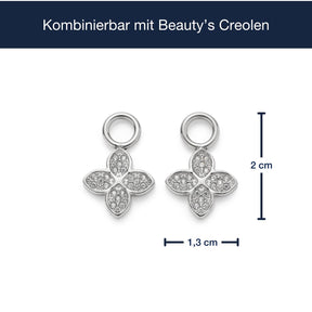 Set/2 Anhänger RUTH silber Beauty's