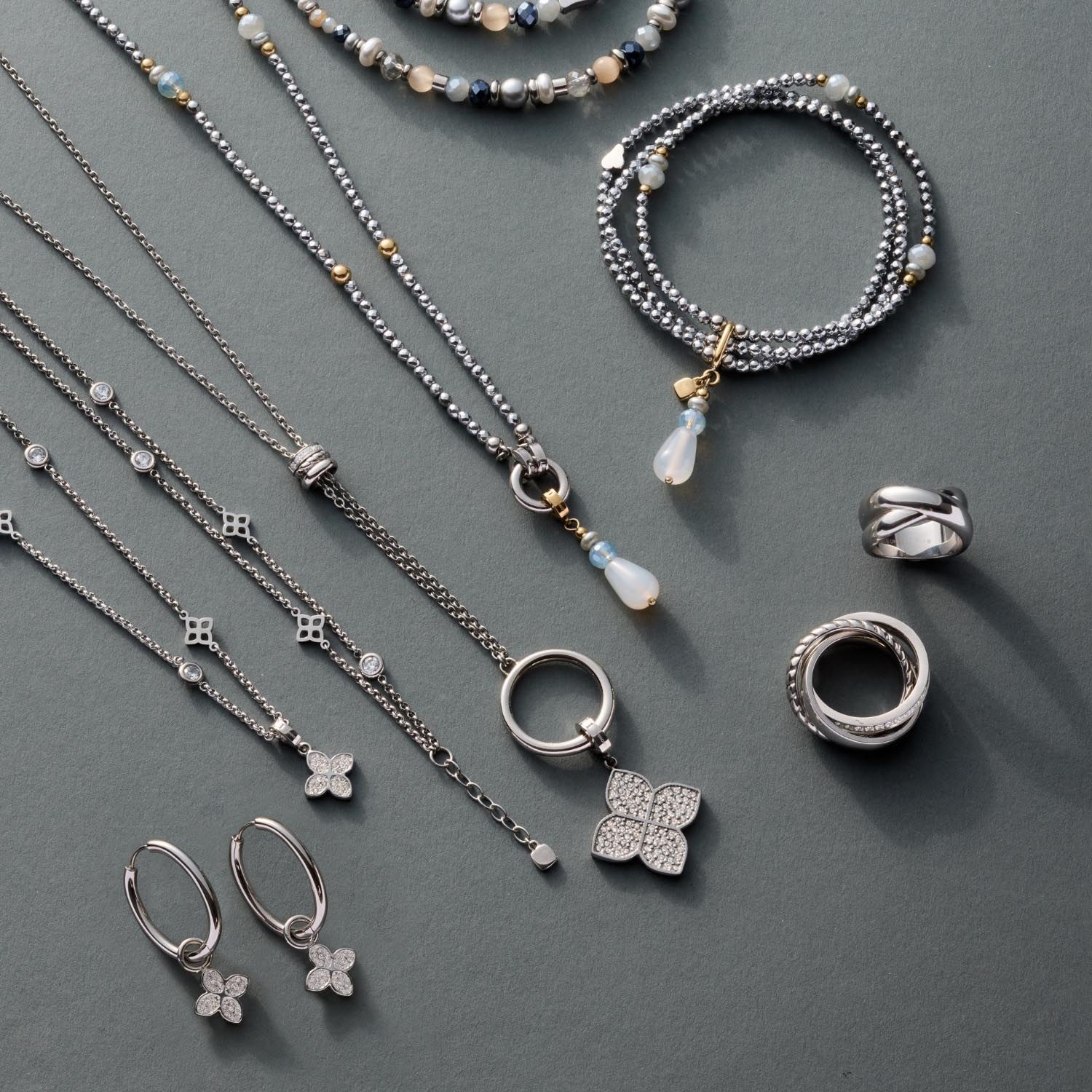 Set/2 Anhänger RUTH silber Beauty's