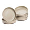 Keramikteller ROMA 20 cm beige tief 6er-Set