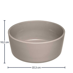 Keramikschale ROMA 23 cm beige