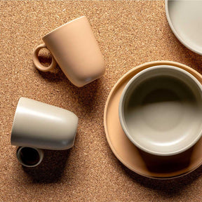 Keramiktasse ROMA 400 ml beige 6er-Set