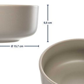 Geschirrset ROMA beige 6-teilig
