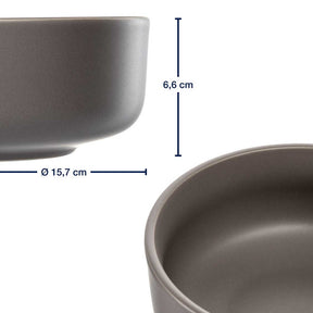 Geschirrset ROMA taupe 6-teilig