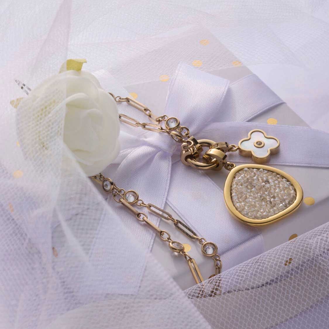 Anhänger BLUNA gold Clip & Mix