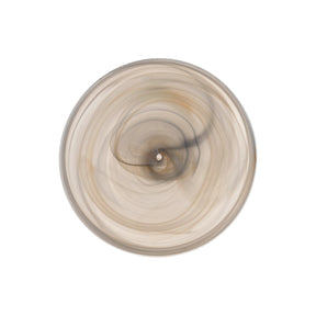 Teller ALABASTRO 18 cm beige/schwarz