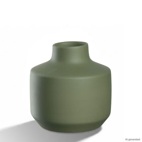 Keramikvase MILANO 19 cm grün