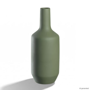 Keramikvase MILANO 40 cm grün