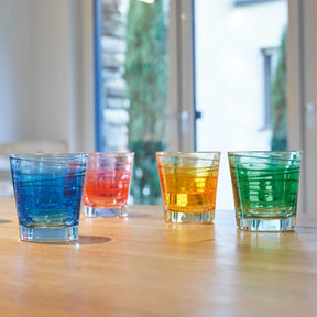 Trinkglas VARIO STRUTTURA 250 ml grün 6er-Set