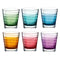 Trinkglas VARIO STRUTTURA 250 ml Farbverlauf 6er-Set