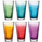 Trinkglas VARIO STRUTTURA 280 ml Farbverlauf 6er-Set