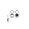 Set/2 Anhänger BLACKY silber/schwarz Beauty's