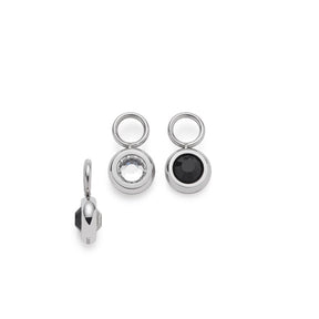 Set/2 Anhänger BLACKY silber/schwarz Beauty's