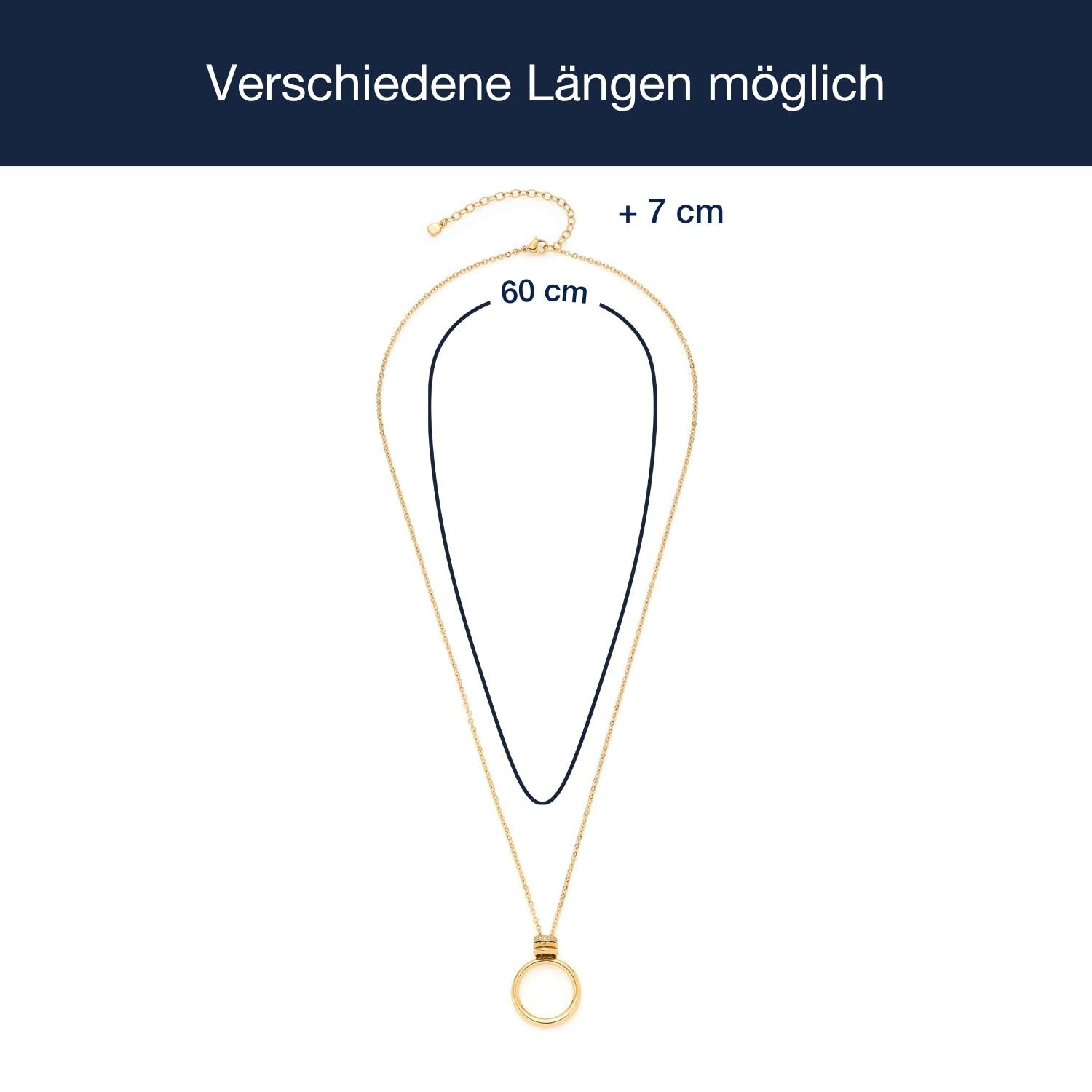 Halskette VERA 60 cm gold Clip & Mix