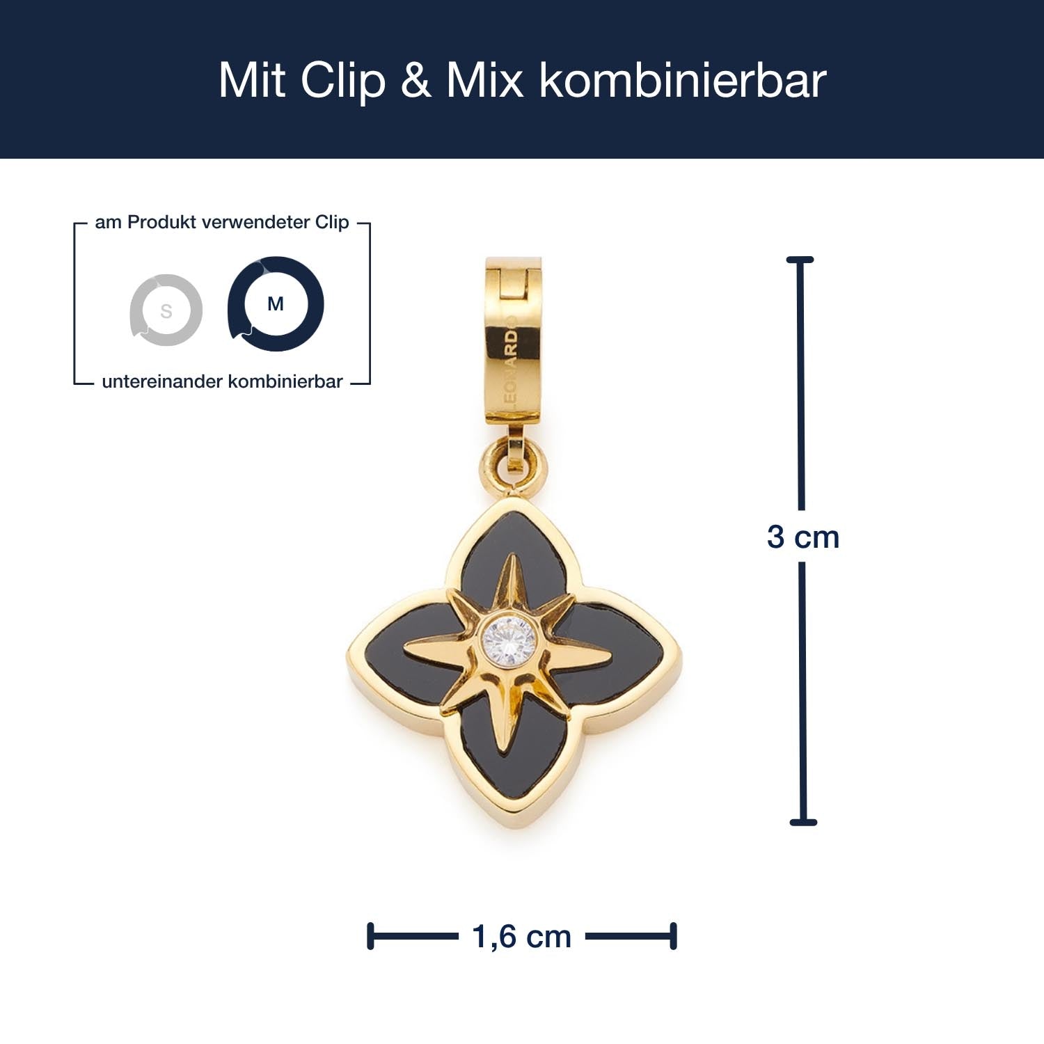 Anhänger REIJA gold Clip & Mix