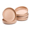 Keramikteller ROMA 20 cm apricot tief 6er-Set