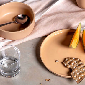Keramikschale ROMA 16 cm apricot 6er-Set