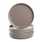 Keramikteller ROMA 22 cm taupe 6er-Set