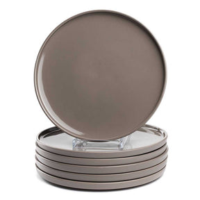 Keramikteller ROMA 27 cm taupe 6er-Set