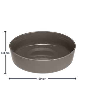 Keramikschale ROMA 30 cm taupe